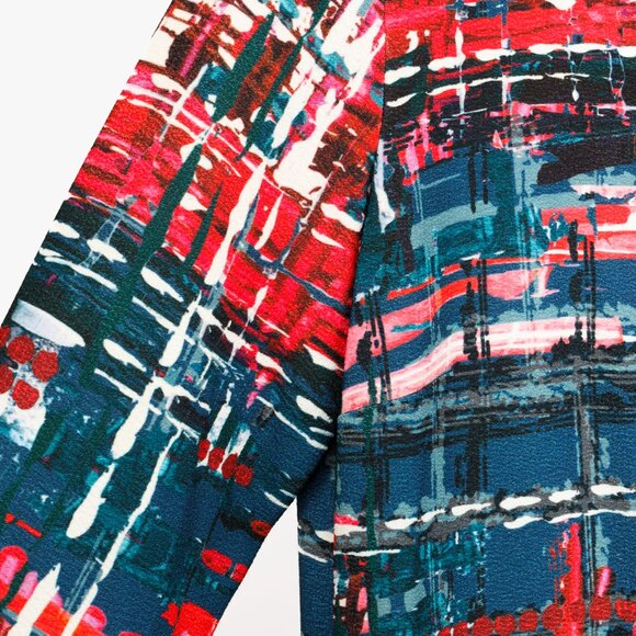 Weekend MaxMara Multicoloured 3/4 Sleeve Shift Dress - Picture 4 of 12